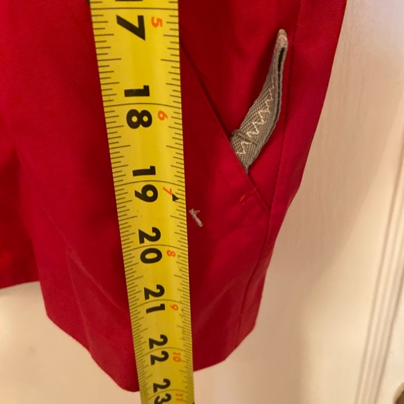 VINTAGE TRIBORD DECATHLON RED HOODED RAIN JACKET HOODIE COLD WINTER SNOW SZ 8 - Picture 13 of 13